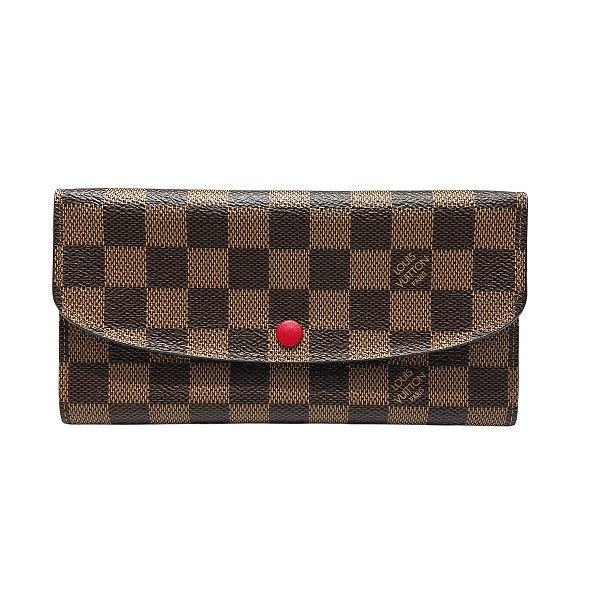 ルイヴィトン Louis Vuitton ダミエ ポルトフォイユエミリー N63544 長財布 レディース【中古】