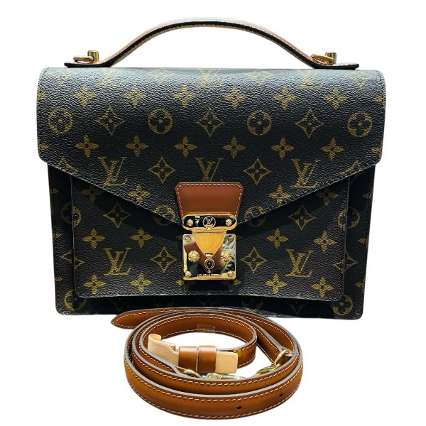 ルイヴィトン Louis Vuitton モノグラム モンソー28 M51185 バッグ ハンドバッグ レディース【中古】