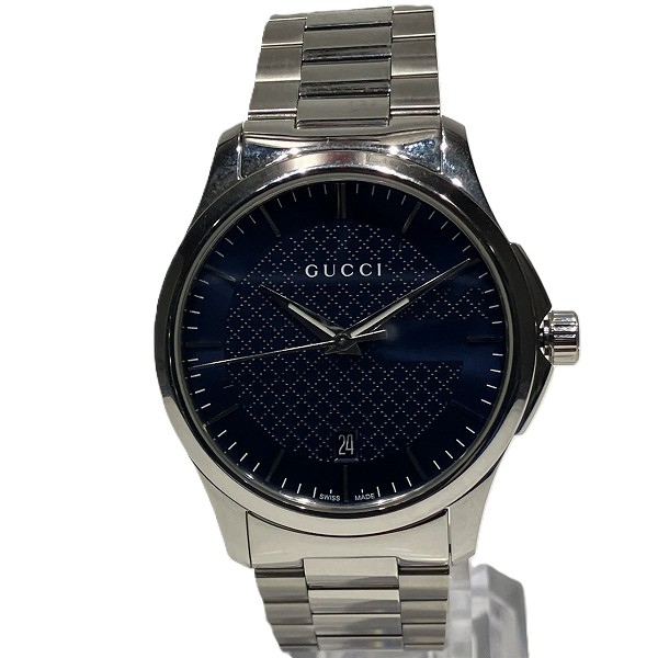 グッチ GUCCI Gタイムレス 126.4 クォーツ 時計 腕時計 メンズ【中古