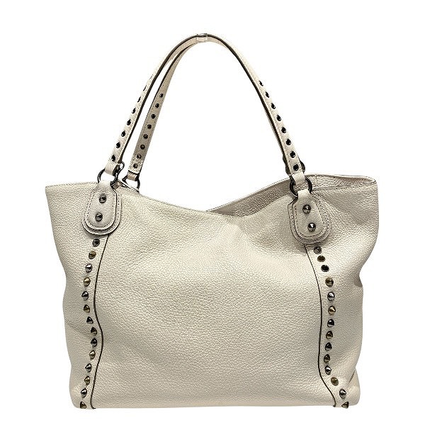 コーチ COACH 37164 スタッズ ハンドバッグ ショルダーバッグ レディース【中古】_1