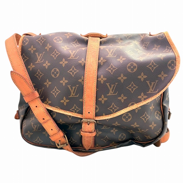 ルイヴィトン Louis Vuitton モノグラム ソミュール35 M42254 バッグ ショルダーバッグ ユニセックス【中古】