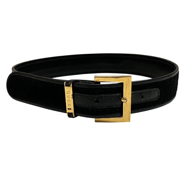 グッチ GUCCI 037・194・0930 ハラコ 胴締め レディース 小物【中古】