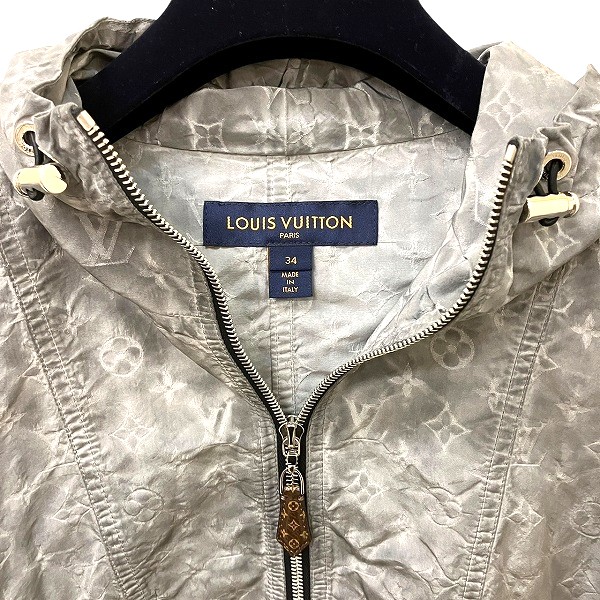 ルイヴィトン Louis Vuitton グレー アパレル ジャケット パーカージャケット レディース 小物【中古】_2