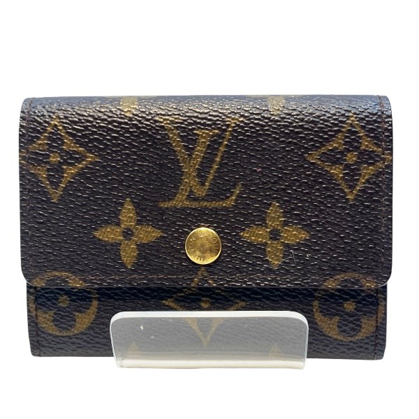 ルイヴィトン Louis Vuitton モノグラム ポルトモネ プラ M61930 コインケース ユニセックス 財布【中古】