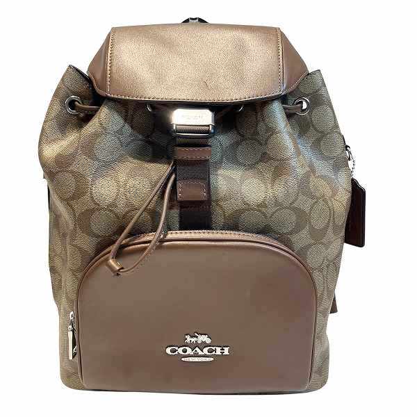 コーチ COACH シグネチャー キャンバス CT810 バッグパック バッグ リュック ユニセックス【中古】