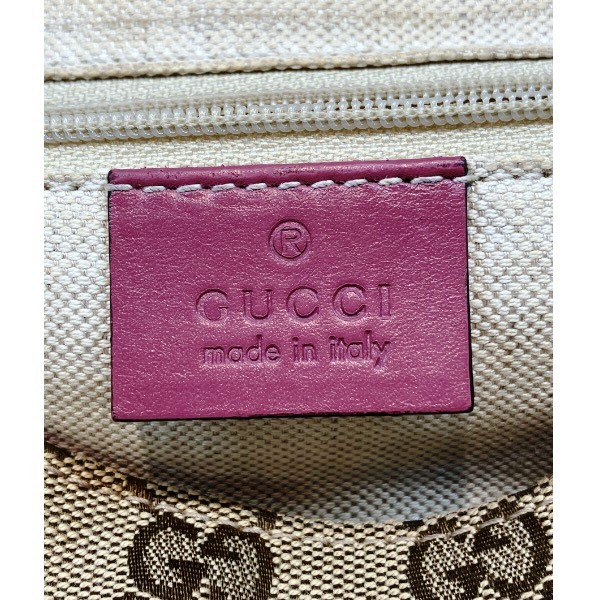 グッチ GUCCI GGキャンバス 308452 ベージュ×ピンク バッグ ショルダーバッグ レディース【中古】_3