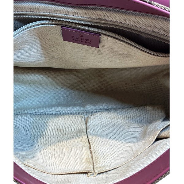 グッチ GUCCI GGキャンバス 308452 ベージュ×ピンク バッグ ショルダーバッグ レディース【中古】_8