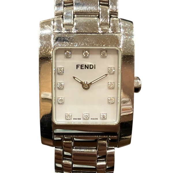 フェンディ FENDI クラシコ 145-7000L クォーツ 12P インデックス 時計 腕時計 レディース【中古】
