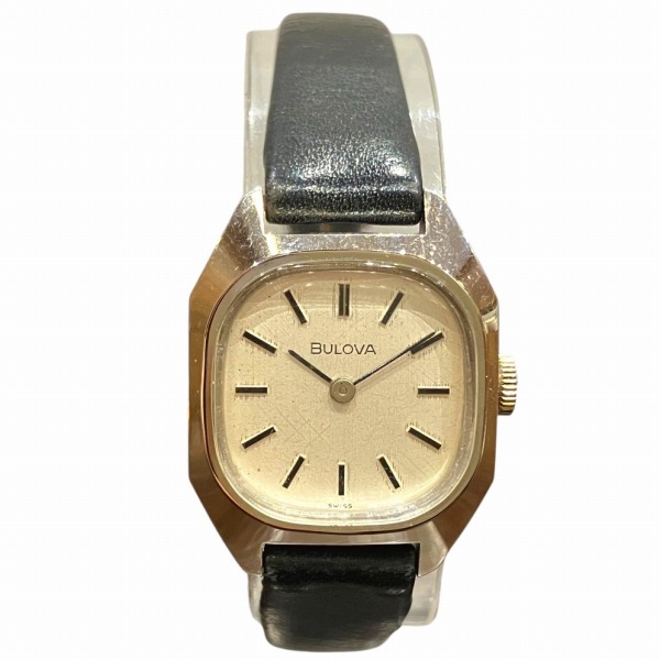 ブローバ 4-35767 手巻き ヴィンテージ 時計 腕時計 レディース【中古】