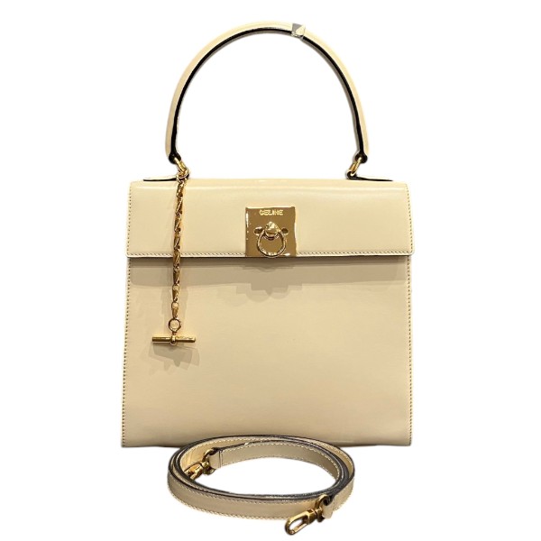 セリーヌ CELINE マンテル ヴィンテージ 2WAY バッグ ハンドバッグ ショルダーバッグ レディース【中古】