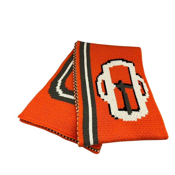 エルメス Hermes サングル・ア・ブックル グランデテヌエ カシミヤ ニット 大判 ブランド小物 マフラー メンズ【中古】_1