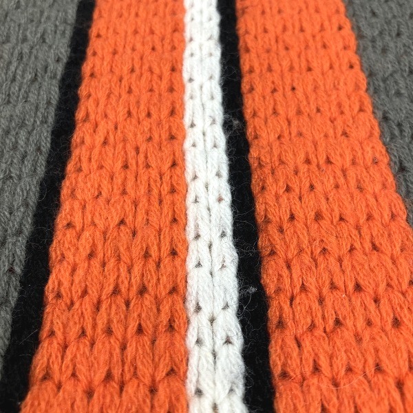 エルメス Hermes サングル・ア・ブックル グランデテヌエ カシミヤ ニット 大判 ブランド小物 マフラー メンズ【中古】_2