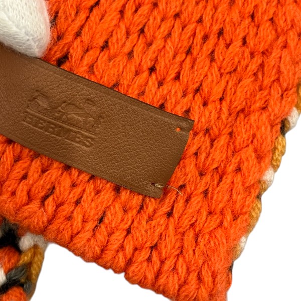 エルメス Hermes サングル・ア・ブックル グランデテヌエ カシミヤ ニット 大判 ブランド小物 マフラー メンズ【中古】_4