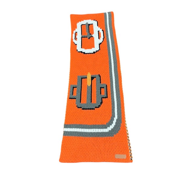 エルメス Hermes サングル・ア・ブックル グランデテヌエ カシミヤ ニット 大判 ブランド小物 マフラー メンズ【中古】_7
