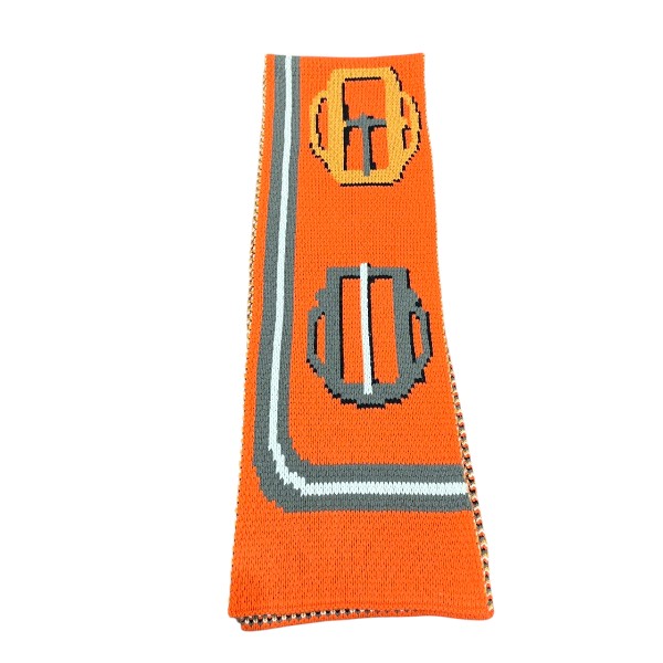 エルメス Hermes サングル・ア・ブックル グランデテヌエ カシミヤ ニット 大判 ブランド小物 マフラー メンズ【中古】_8