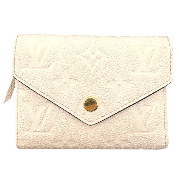 ルイヴィトン Louis Vuitton モノグラム アンプラント ポルトフォイユ・ヴィクトリーヌ M82344 3つ折り財布 ユニセックス【中古】