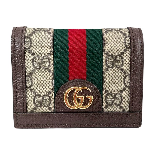 【通常価格より25%OFF】グッチ GUCCI オフィディア 523155 2つ折り財布 レディース【中古】 24,864円