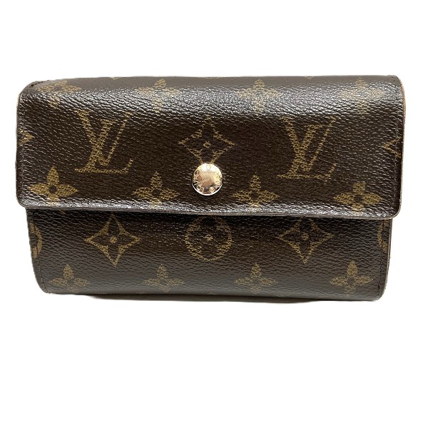 ルイヴィトン Louis Vuitton モノグラム ポルトフォイユ アレクサンドラ M60047 3つ折り財布 ユニセックス【中古】