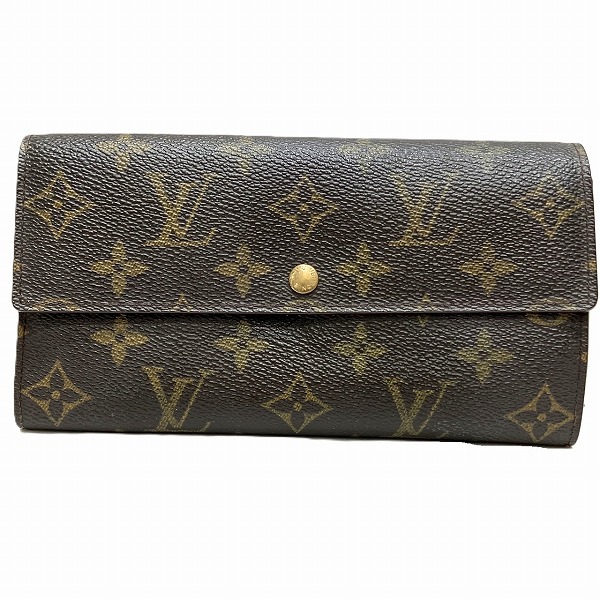ルイヴィトン Louis Vuitton モノグラム ポシェット ポルトモネ クレディ M61725 長財布 ユニセックス【中古】