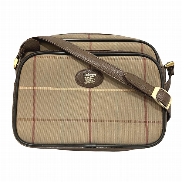 バーバリー Burberry チェック柄 バッグ ショルダーバッグ ユニセックス【中古】
