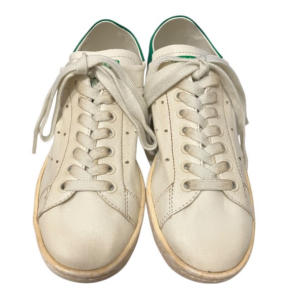 バレンシアガ×アディダス ホワイト 35サイズ スタンスミス ヴィンテージ加工 アパレル スニーカー レディース 未使用品 小物【中古】