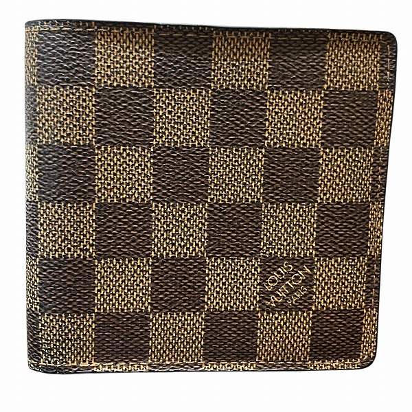 ルイヴィトン Louis Vuitton ダミエ ポルトフォイユマルコ N61675 2つ折り財布 ユニセックス【中古】