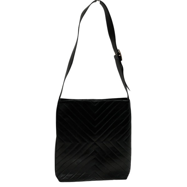 フェラガモ AU-21 8767 ブラック レザー バッグ ショルダーバッグ レディース【中古】