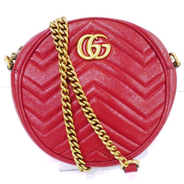 グッチ GUCCI GGマーモント 550154 バッグ ショルダーバッグ レディース【中古】