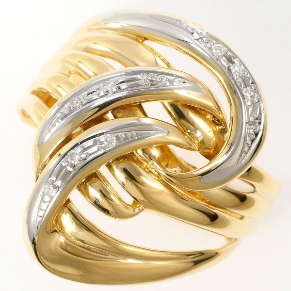 Dior PT900/K18YG ダイヤモンド18金 17号 Dior PT900/K18YG