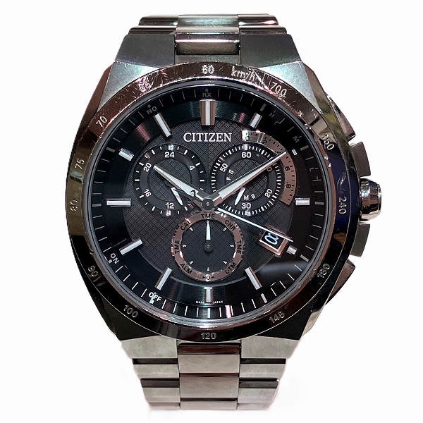 シチズン 腕時計 クロノグラフ メンズ ソーラー電池 中古品 (98085  