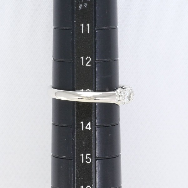 PT900 プラチナ リング 指輪 13号 ダイヤ 0.58 カード鑑別書 総重量約6.0g 