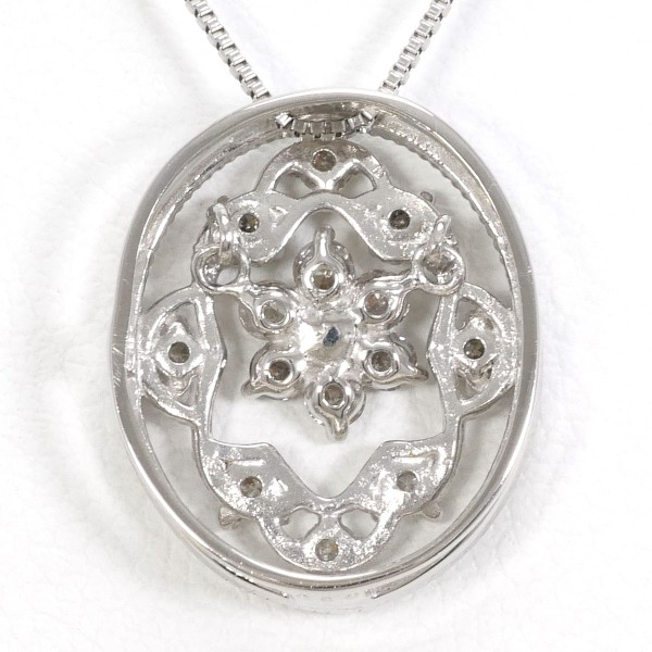 PT900 プラチナ PT850 ネックレス ダイヤ 0.30 総重量約3.8g 約45cm  