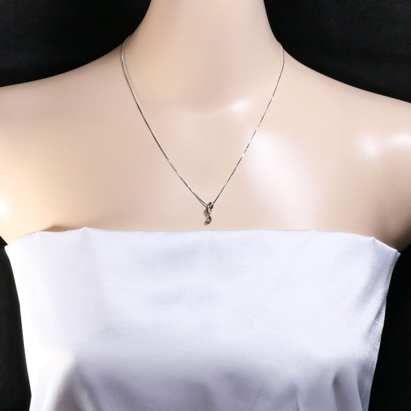 PT900 プラチナ PT850 ネックレス ブラウンダイヤ 0.307 SI1 鑑定書 総