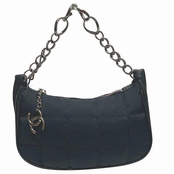 シャネル CHANEL チョコバー チェーン ブラック ココマーク バッグ ハンドバッグ レディース【中古】