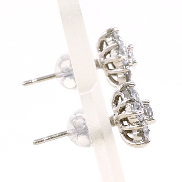 PT900 プラチナ ピアス ダイヤ 0.50 ×2 総重量約2.5g ジュエリー