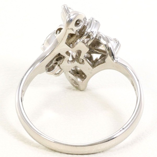 PT900 プラチナ リング 指輪 8.5号 ダイヤ 0.33 0.06 総重量約4.5g  