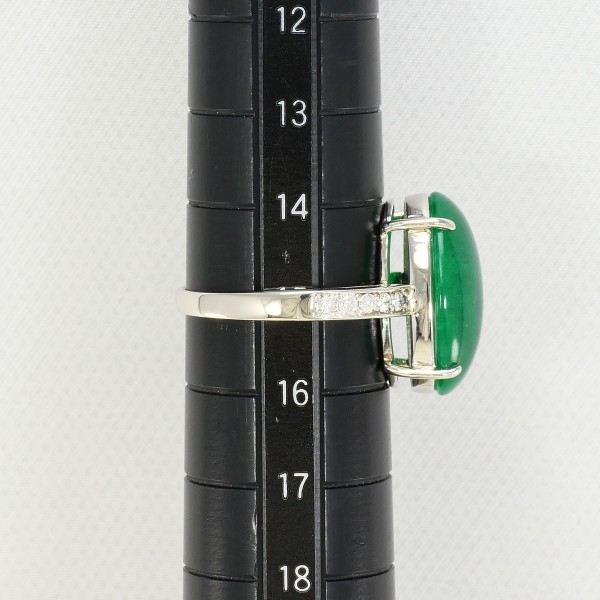 PT900 プラチナ リング 指輪 15号 クォーツ 7.116 ダイヤ 0.19 総重量