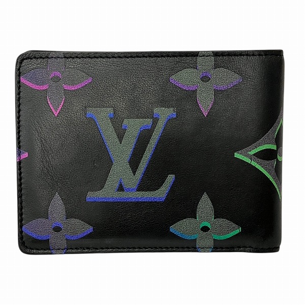 ルイヴィトン Louis Vuitton モノグラム ポルトフォイユミュルティプル M82297 2つ折り財布 メンズ【中古】