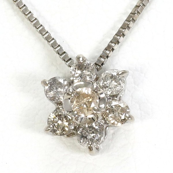 MIZUKI K14ホワイトゴールドネックレス K14 14金 WG ホワイト