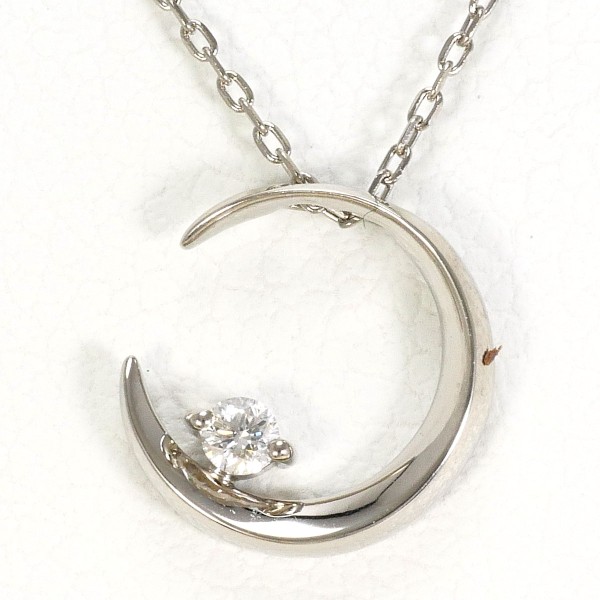 スタージュエリーk18WGダイヤネックレス スタージュエリー K18WG ネックレス ダイヤ 0.02 約40cm ジュエリー