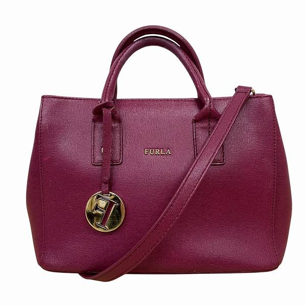 【3229】フルラ FURLA ハンドバック レザー 2way ショルダーバック ハンドバック 【得価，SALE】