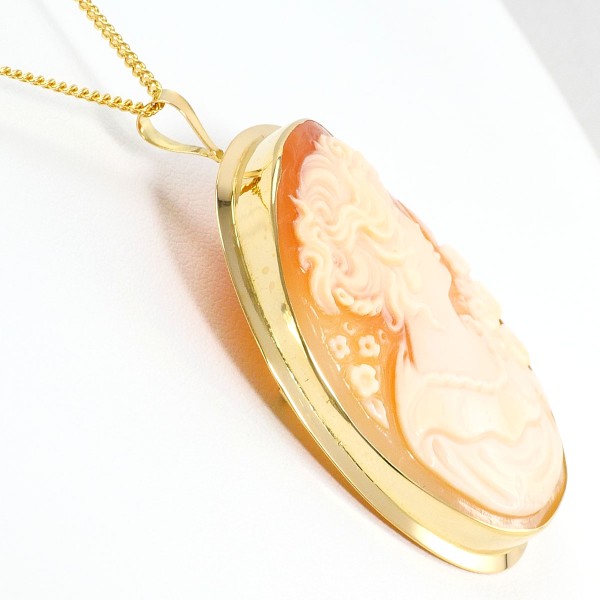 k18カメオネックレストップ K18 カメオ ペンダントトップ アクセサリーの買取実績 | 買取専門店