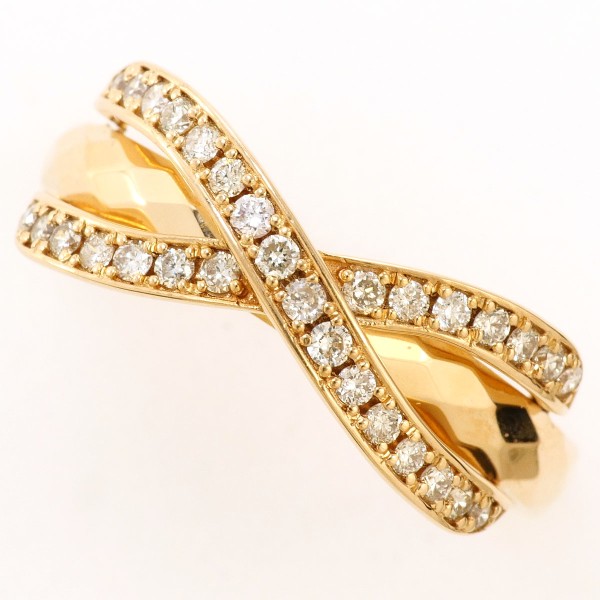 K18 18金 デザインリング 11号 2.4g 研磨済み k18リング 指輪 2.4g