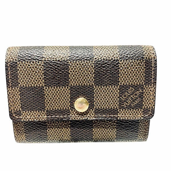 ルイヴィトン Louis Vuitton ダミエ ポルトモネ プラ N61930 ケース ユニセックス 財布【中古】