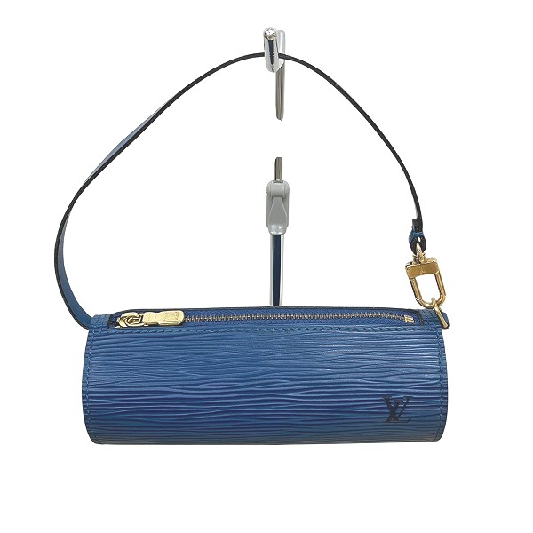 LOUIS VUITTON 美品 青 エピ スフロ ハンドバッグ ヴィトン