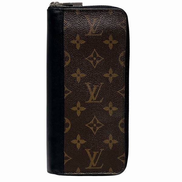 ルイヴィトン Louis Vuitton マカサー ヴェルティカル M60109 ジッピーウォレット 長財布 メンズ【中古】