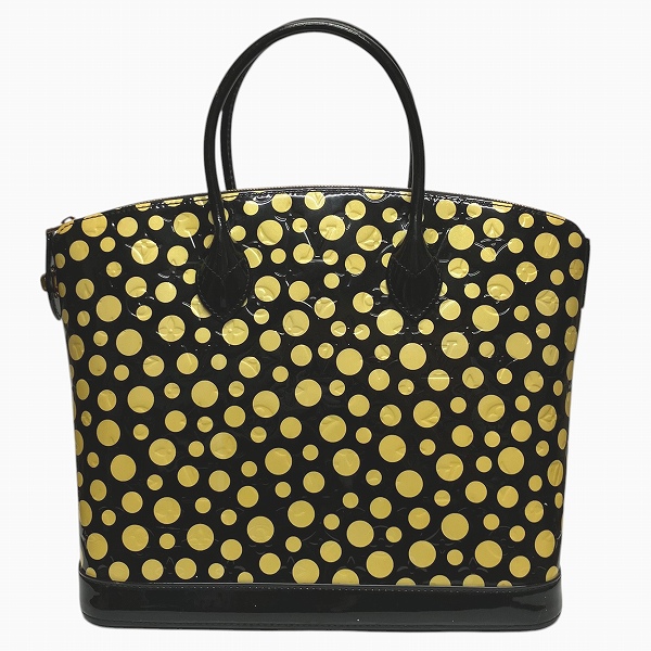 ルイヴィトン Louis Vuitton ヴェルニ・ドット・インフィニティ ロックイットMM M91399 草間彌生 バッグ ハンドバッグ トートバッグ レディース【中古】