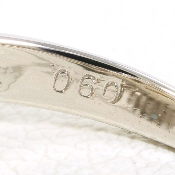 PT900 プラチナ リング 指輪 16号 南洋真珠 約12mm ダイヤ 0.60 カード  