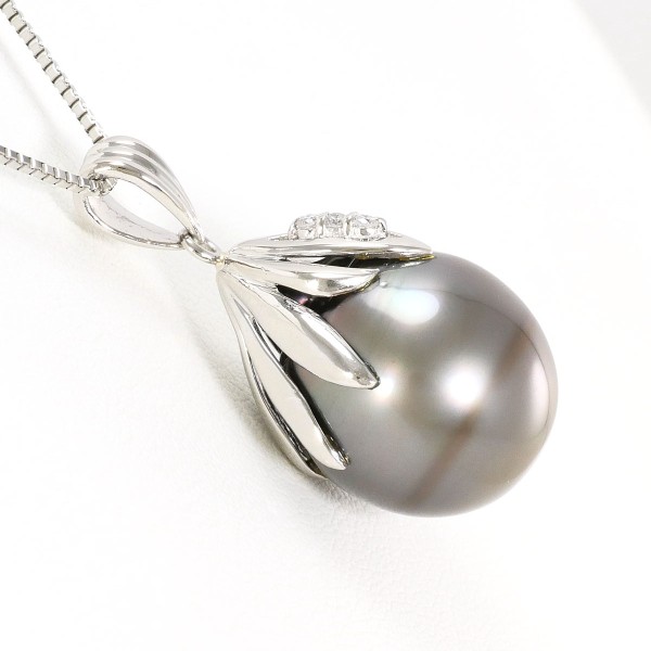 黒蝶真珠pt850ネックレス 【公式通販】