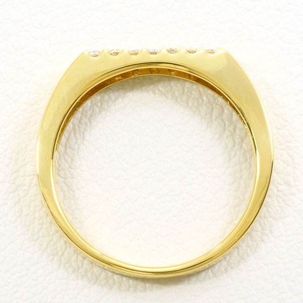 K18 イエローゴールドリング 1mm 11号 K18 イエローゴールド リング 11号 指輪 金 ミキモト MIKIMOTO